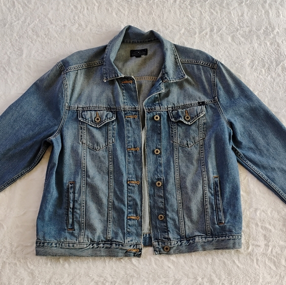 Lucky Brand Denim Boyfriend Jacket - Picture 2 of 8